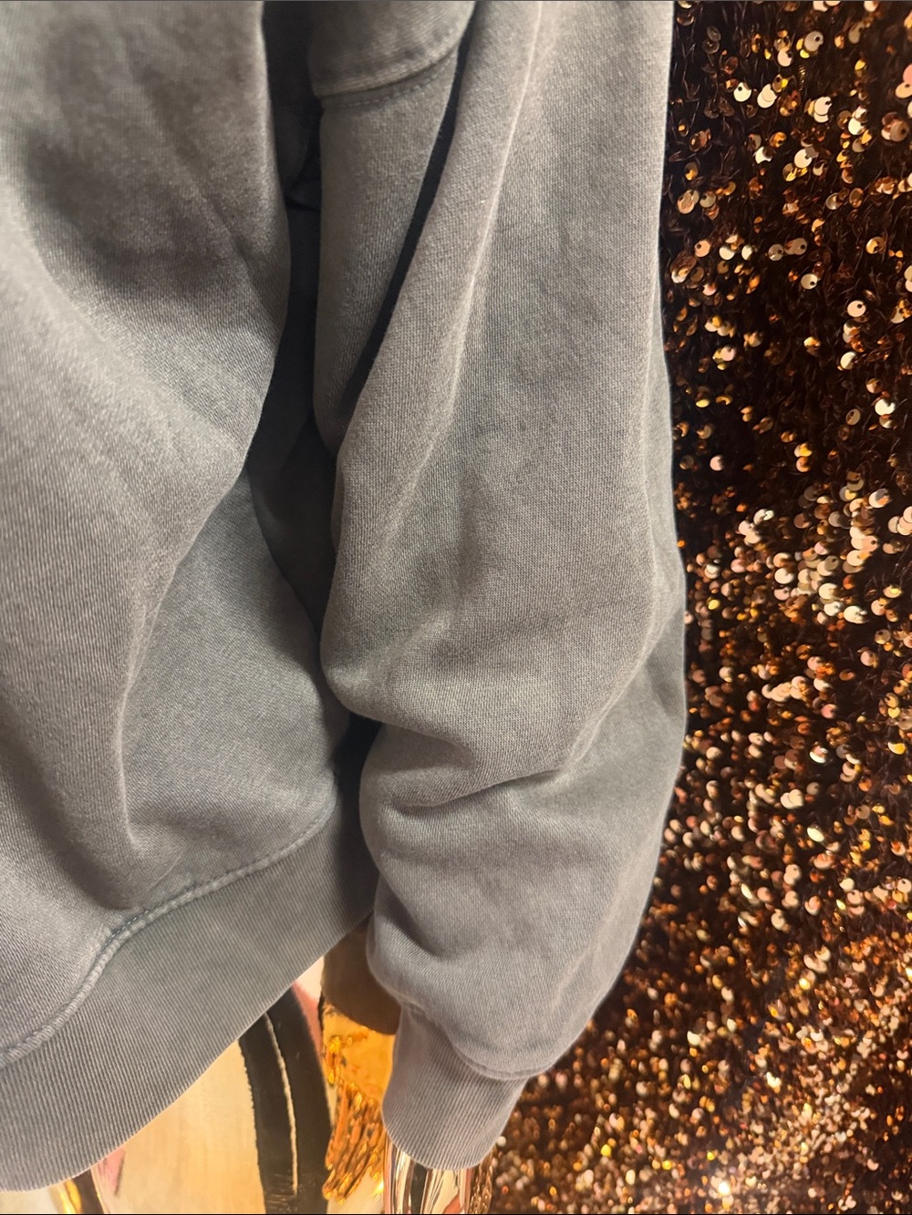 GAP Washed Charcoal Crewneck Sweatshirt - Picture 3 of 6